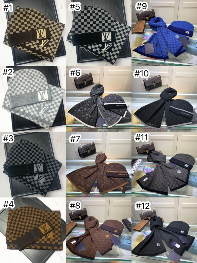 Fashion Scarf with Hat Set #LOV #GUI#DIO