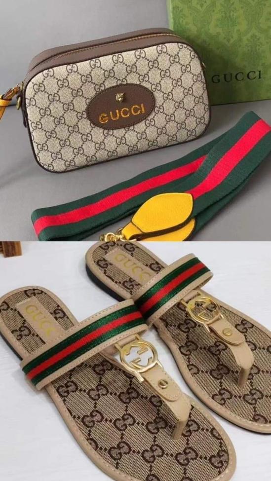 Women Fashion Slides with Bag Sale #GUI