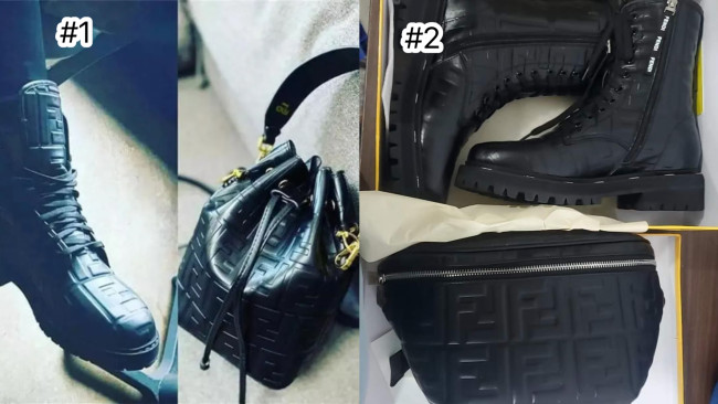 1 Set Fashion Boots & Bucket Bag Set #FEI