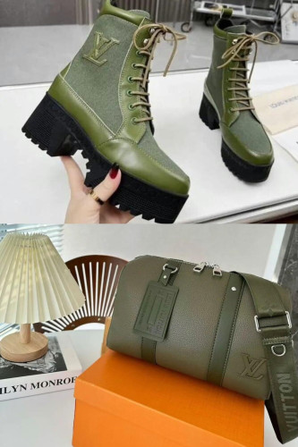 Fashion Boots with Bag Set #LOV
