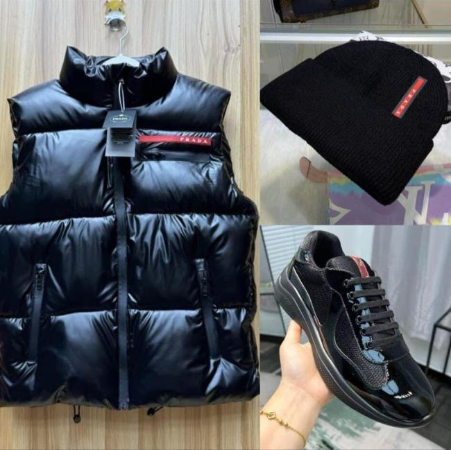 Quality Vest Shoes with Beanies Hat #PRD