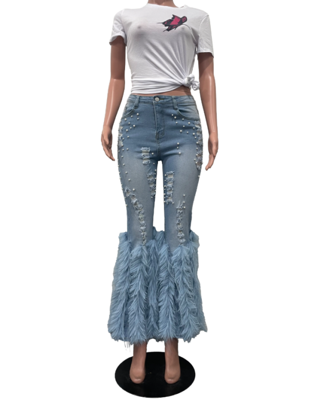 Fashion Women Jeans Size S-2XL #NOO