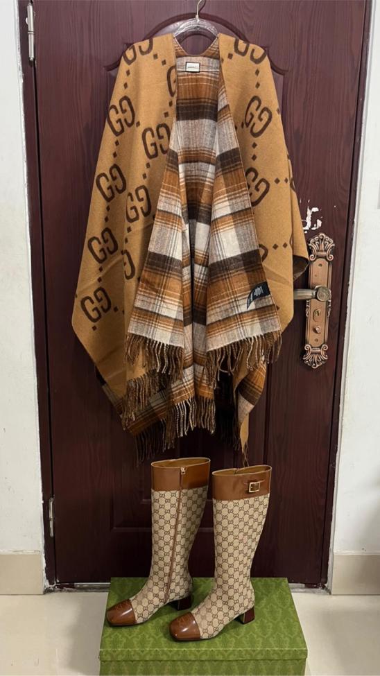  Quality Scarf with Boots Set #GUI