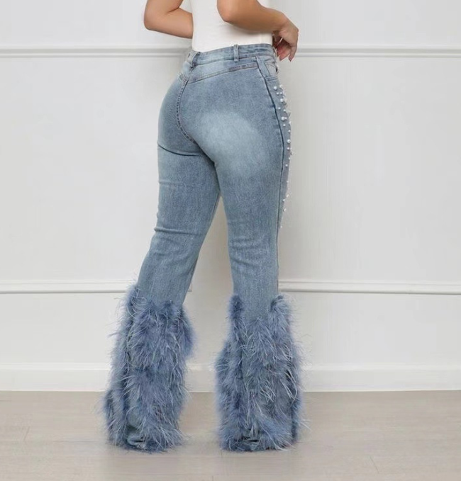 Fashion Women Jeans Size S-2XL #NOO