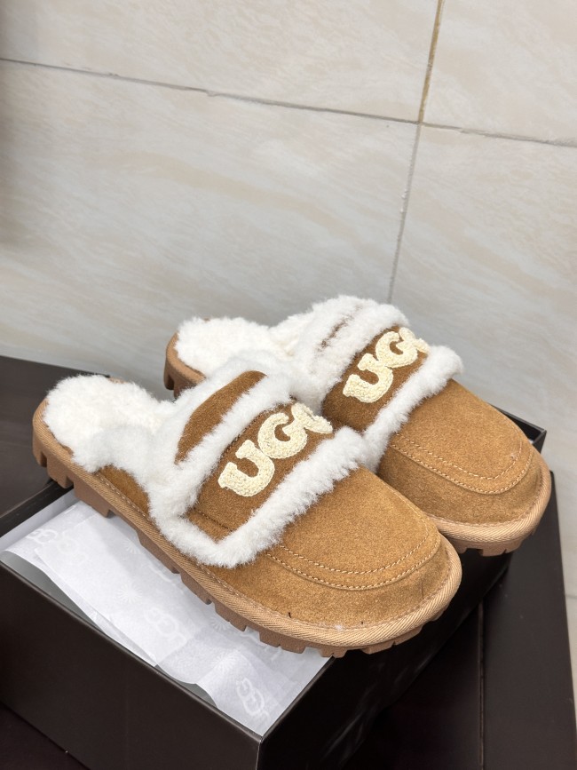 Fashion Fur Slides with Box  #UG