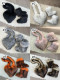 Fashion Fur Boots with Bag Set