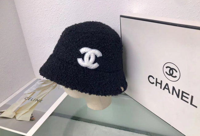 Fashion Lambswool Bucket Hat #CHN