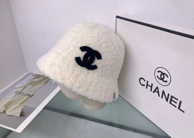 Fashion Lambswool Bucket Hat #CHN