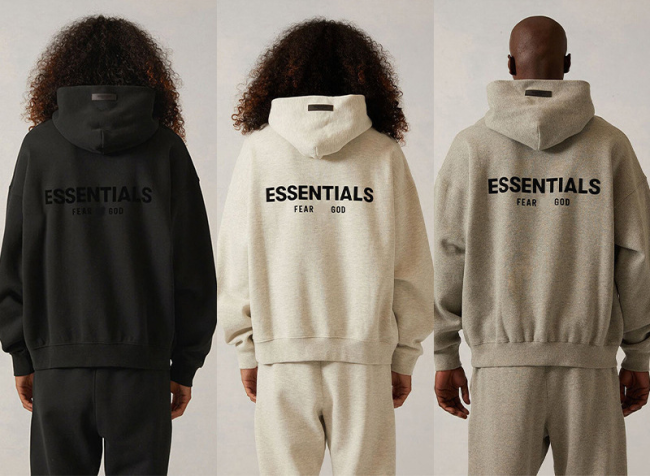 High Quality Essential Hoodie Set with Tags #NOO