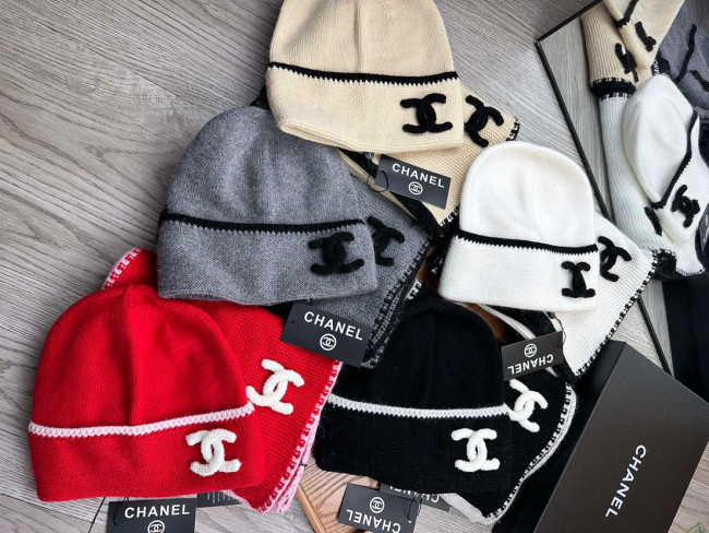 Fashion Hat with Scarf Set #CHN