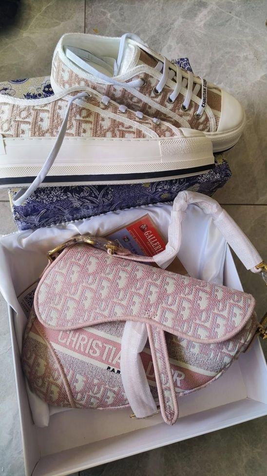 Fashion Shoes with Bag Set #DIO