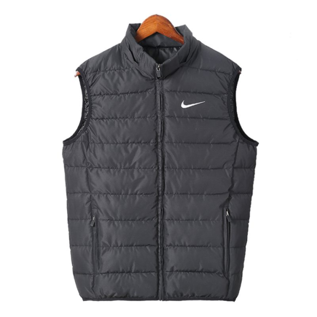 Fashion Vest Coat with Hood Size M-3XL #NIK