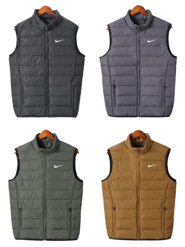 Fashion Vest Coat with Hood Size M-3XL #NIK