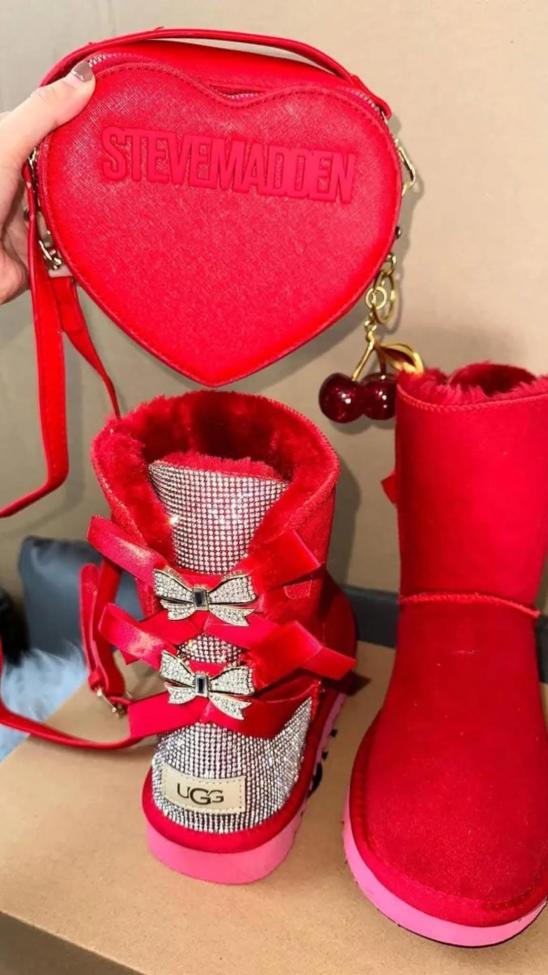  Fashion Boots with Bag Set  #UG