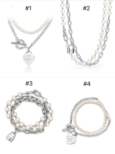 Fashion Bracelets Necklace with Box #TIF