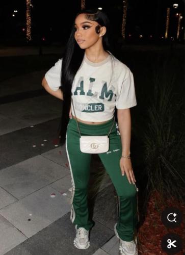 Fashion Palm Shirt with Pants Set  #palm