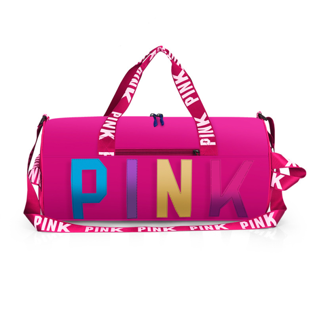 Fashion Pink Duffle Bag