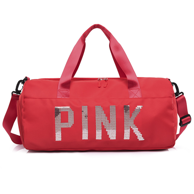 Fashion Pink Duffle Bag 