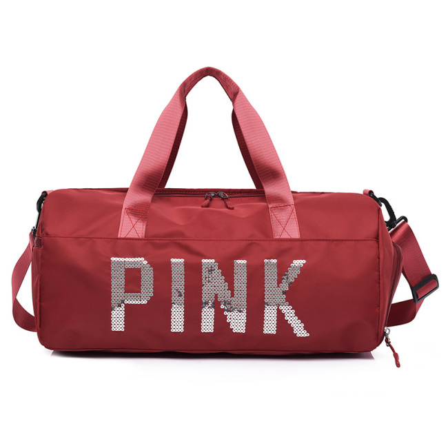 Fashion Pink Duffle Bag 