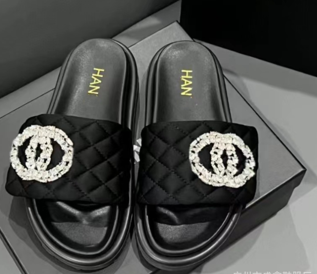 Women Fashion Slides with Box #CHN