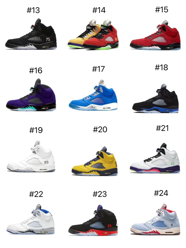 Fashion Sports Shoes AJ5 with Box # NIK