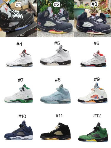 Fashion Sports Shoes AJ5 with Box # NIK