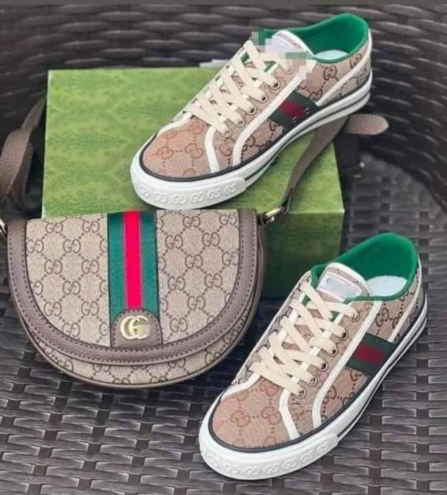 Fashion Shoes with Bag  Set #GUI