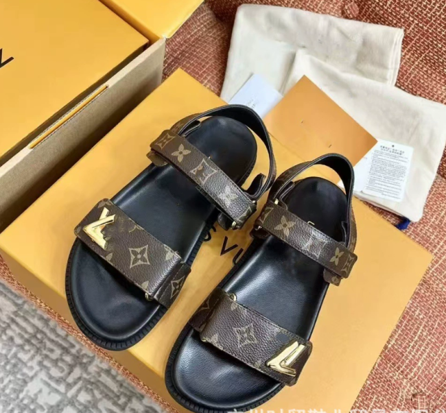 Quality Sandals with Box #LOV