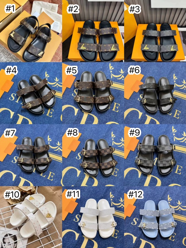 Quality Sandals with Box #LOV