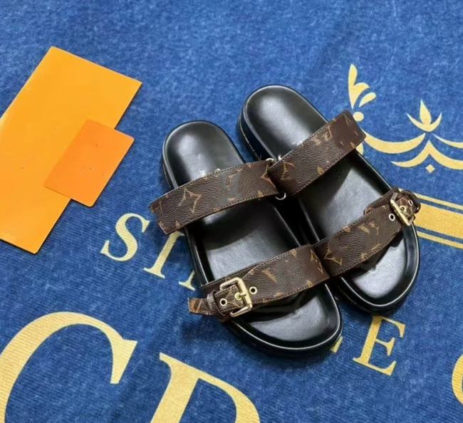 Quality Sandals with Box #LOV