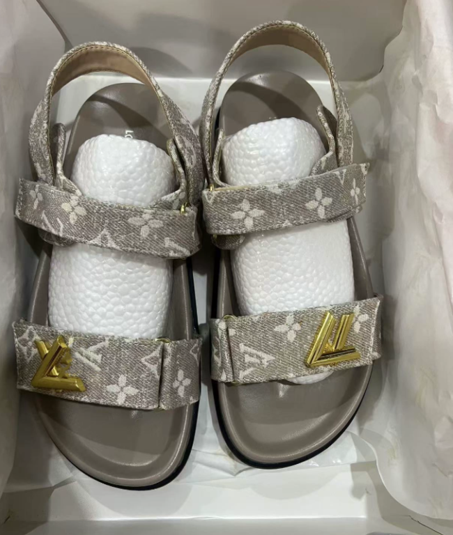 Quality Sandals with Box #LOV