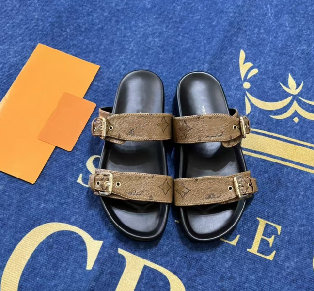 Quality Sandals with Box #LOV