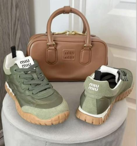 Fashion Shoes with Bag Set #NOO