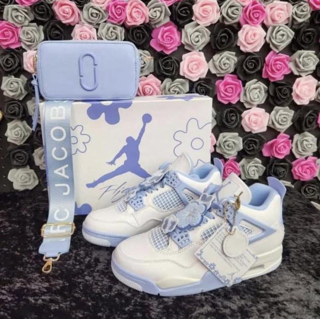 Fashion Shoes with Bag Set #NIK #MJ