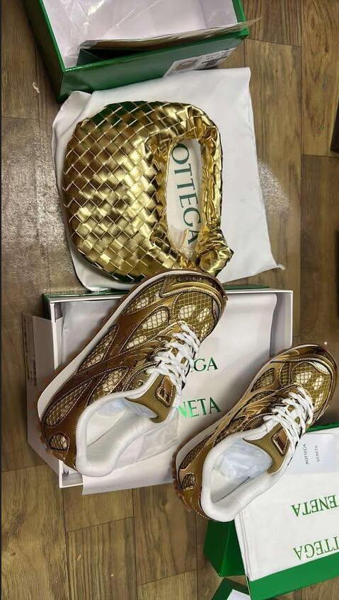 Fashion Shoes with Bag Set #BV