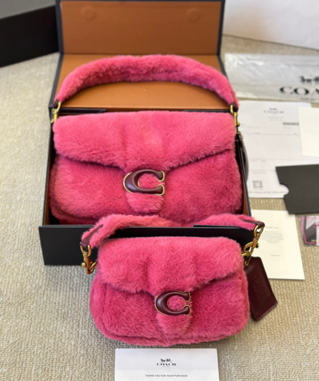 Tabby Furry Bag with Box #COA