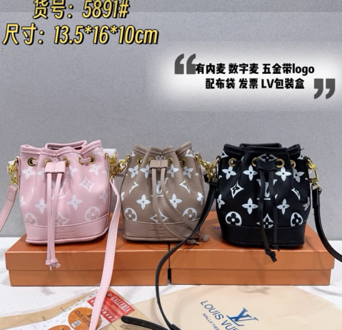 Women Bucket Bag with Box #LOV