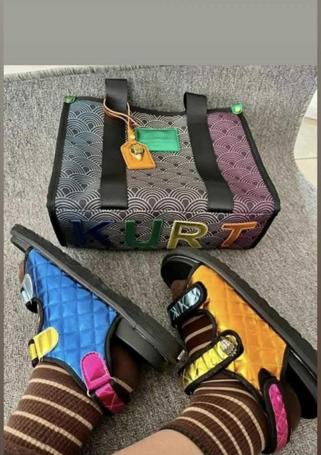 Fashion Sandals with Bag Set #NOO