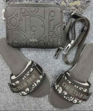 Fashion Shoes with Bag Set #DIO