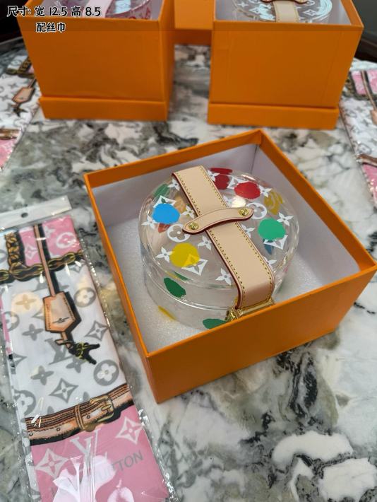 Fashion Transaperent Bag with Box #LOV