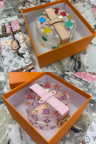 Fashion Transaperent Bag with Box #LOV