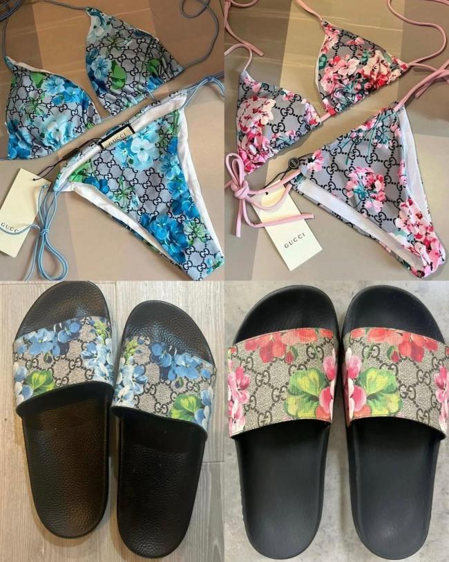 Fashion Swimsuits with Slides Set #COA