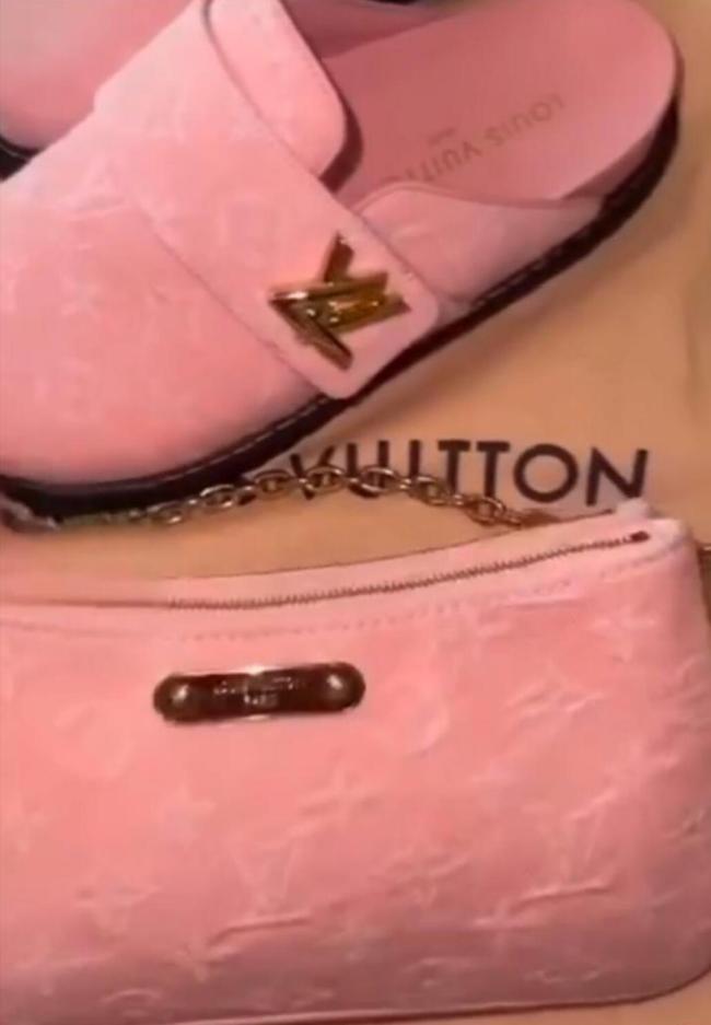 Fashion Shoes with Bag Set #LOV