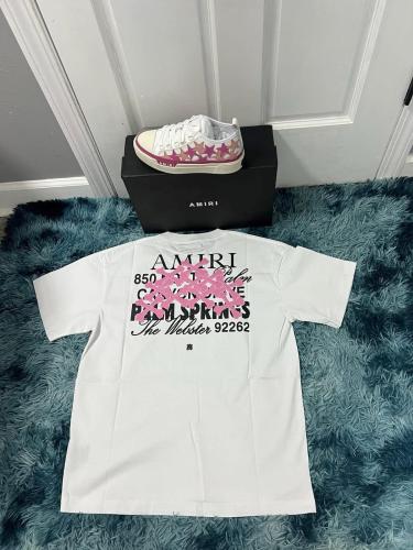 Fashion Amiri Shoes with Shirt set #NOO