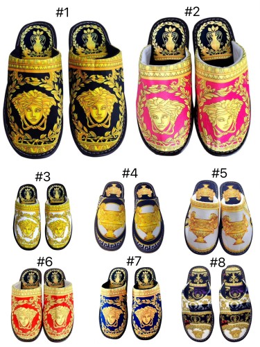 Fashion Baroque House Slippers No Box #VER