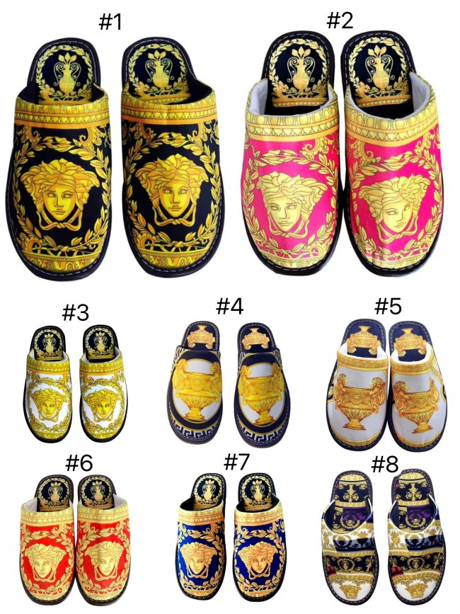 Fashion Baroque House Slippers No Box #VER