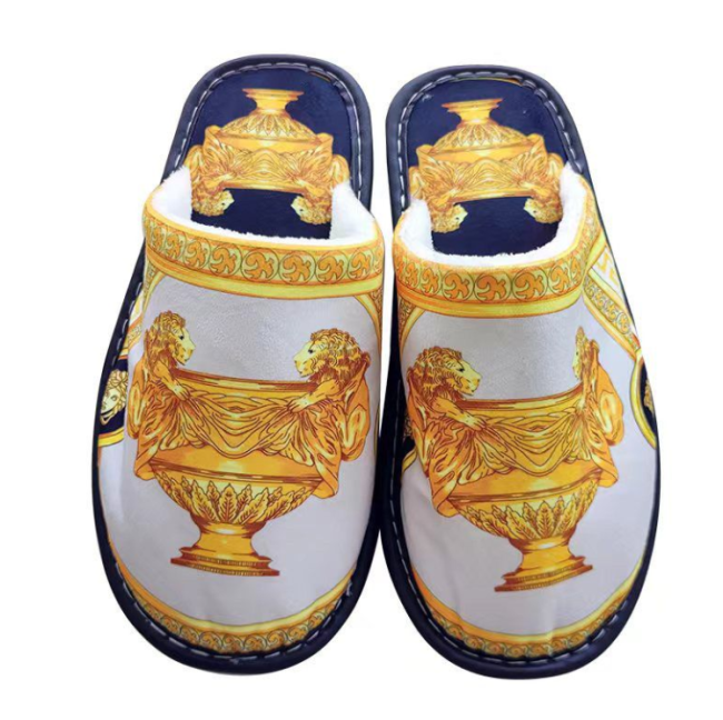 Fashion Baroque House Slippers No Box #VER