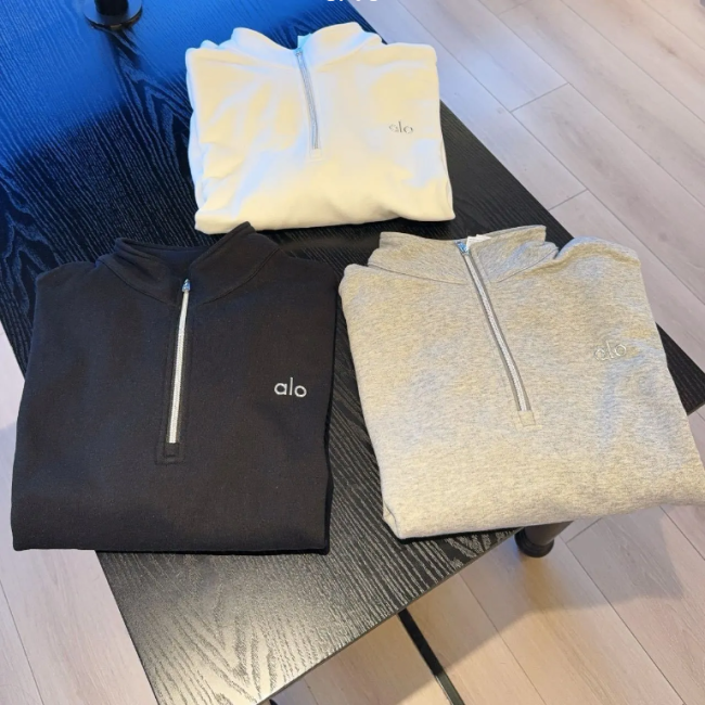 Unisex Alo Sweatshirt Jacket with Tags Cotton with Tags #ALO