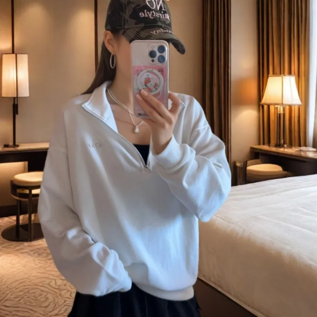 Unisex Alo Sweatshirt Jacket with Tags Cotton with Tags #ALO