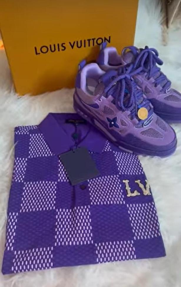 Fashion Men's Shirt with Shoes Set #LOV